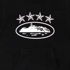 Corteiz Alcatraz 4Stars Black Hoodie