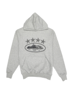 Corteiz Alcatraz 4Stars Grey Hoodie