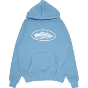 Corteiz Alcatraz Blue Hoodie