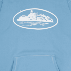 Corteiz Alcatraz Blue Hoodie
