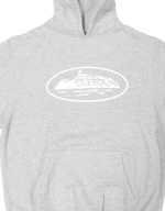 Corteiz Alcatraz Grey Hoodie