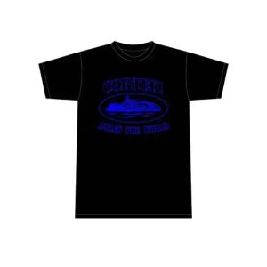 Corteiz Alcatraz T-Shirt Black-Blue
