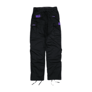 Corteiz Guerillaz Black and Purple Cargos