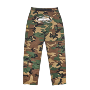 Corteiz Guerillaz Woodland Camo Cargos