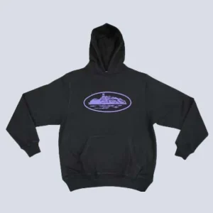 Corteiz Alcatraz Hoodie Black Purple