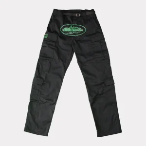 Corteiz Mula Guerillaz Black Green Cargos