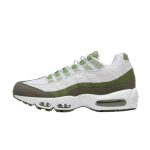 Corteiz x Nike Air Max 95 in White Olive Green