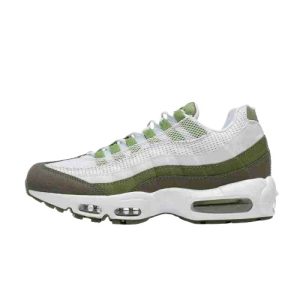Corteiz x Nike Air Max 95 in White Olive Green